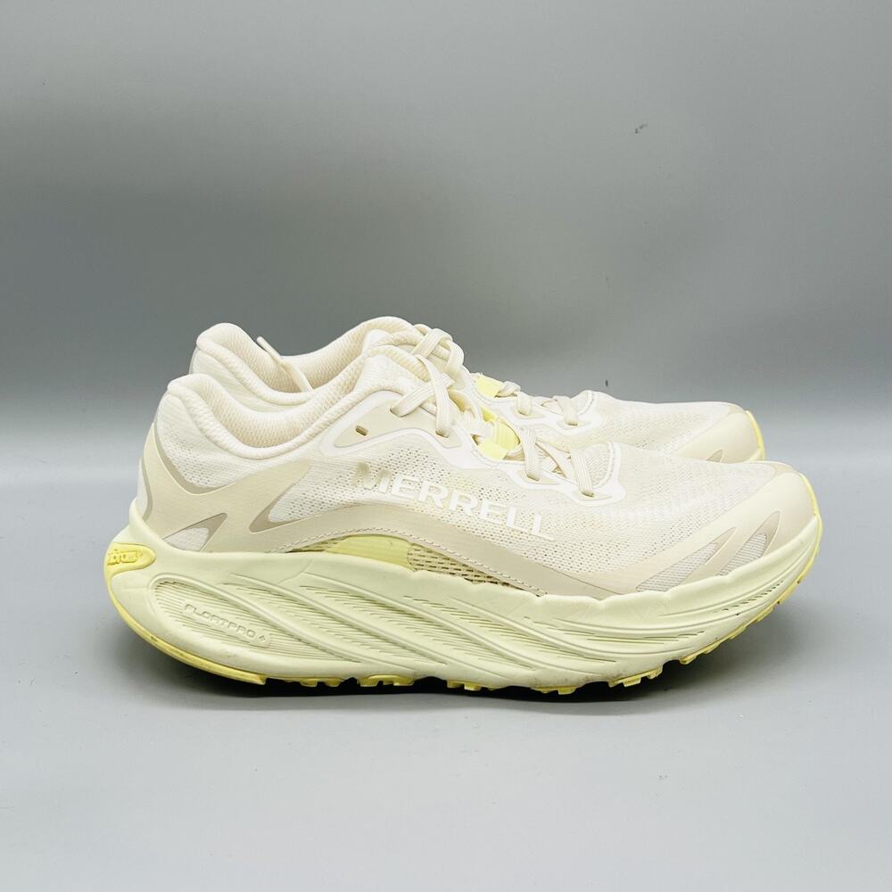 Merrell Shoes Womens 8.5 White Mesh FloatPro Trail Running Athletic Sneakers